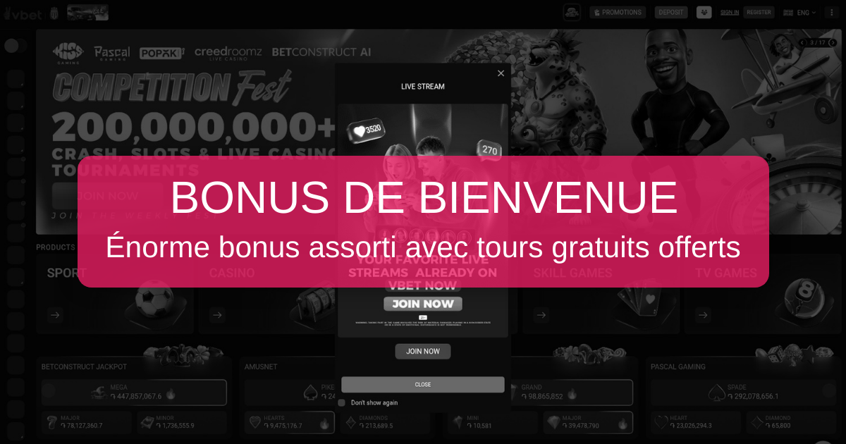 VBET Casino banner
